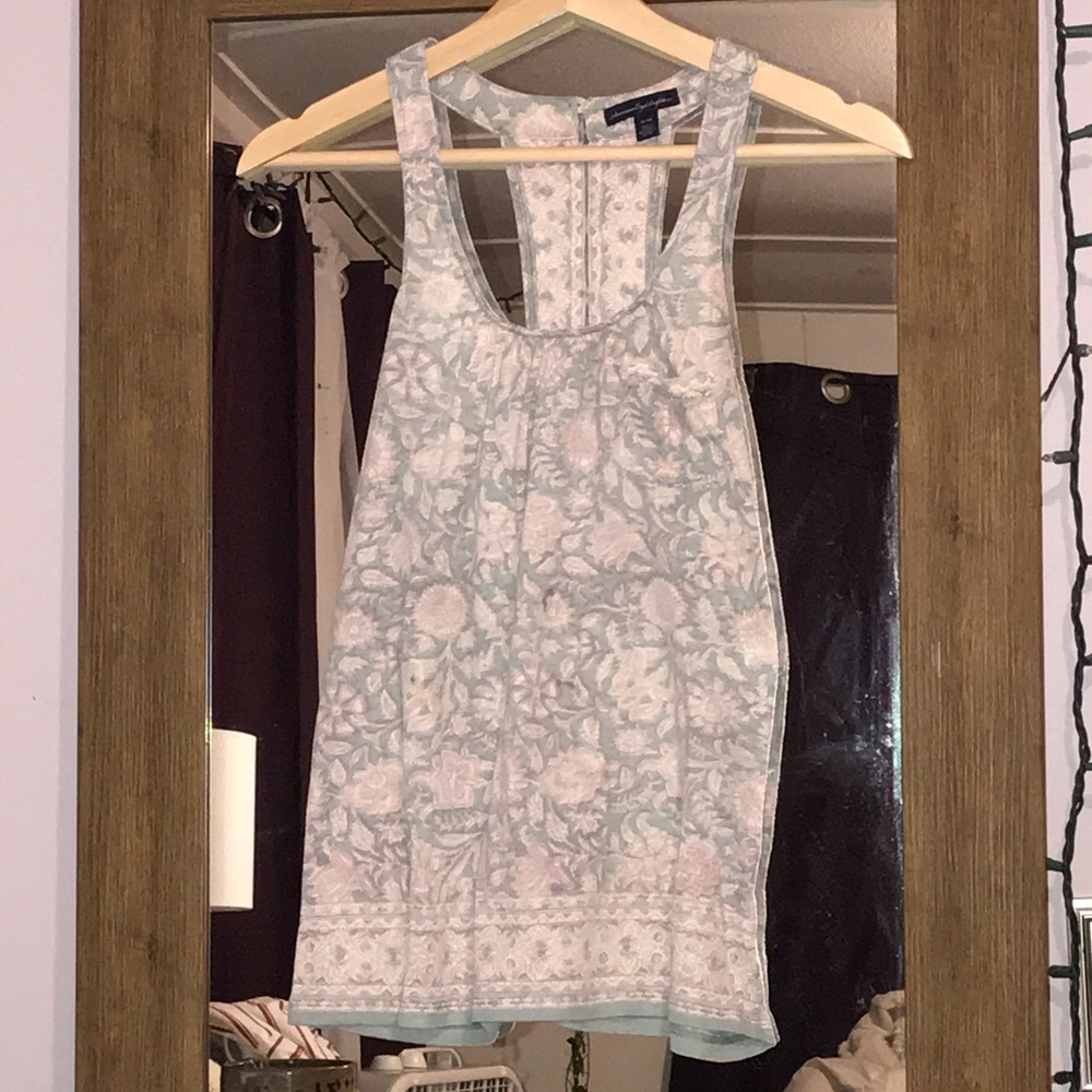 American eagle floral tank top